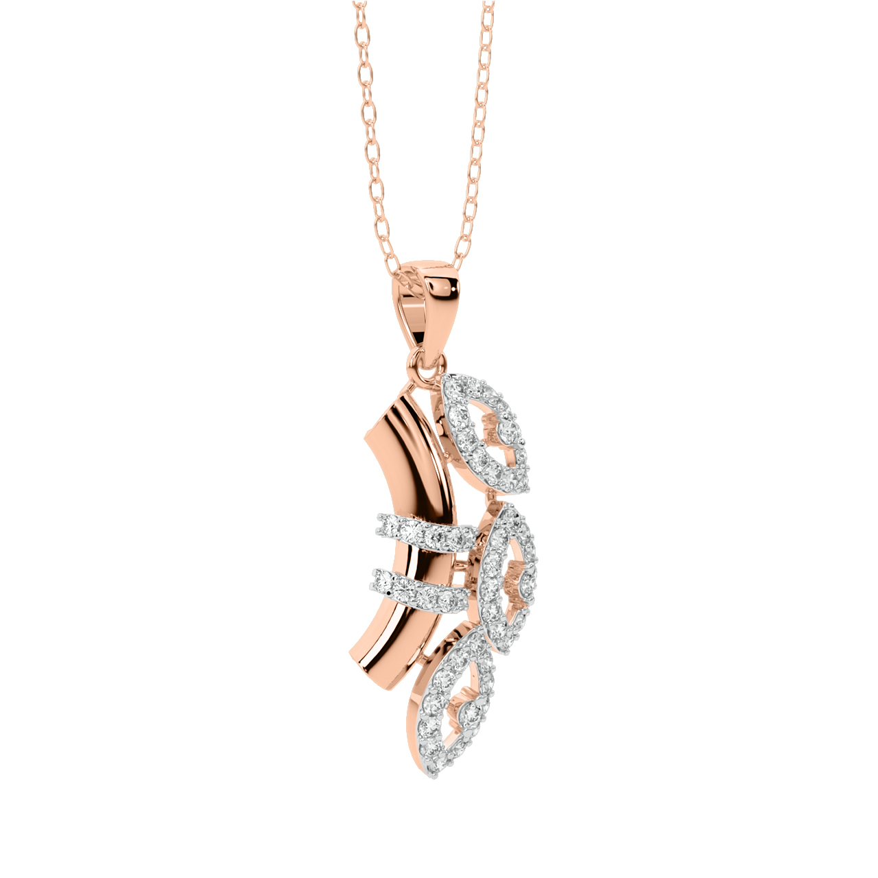 Elina Round Diamond Pendant